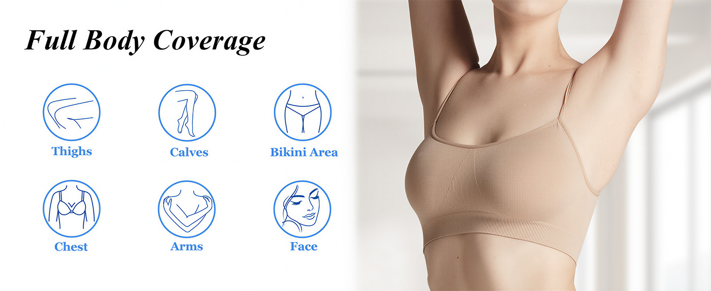 Xsoul IPL Rose Gold — treats 6 areas: legs, arms, underarms, bikini line, face, and back