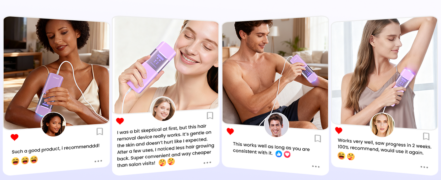 Xsoul Sapphire IPL — real customer reviews and testimonials from verified at-home users
