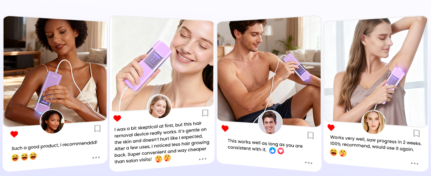 Xsoul Sapphire IPL — real customer reviews and testimonials from verified at-home users